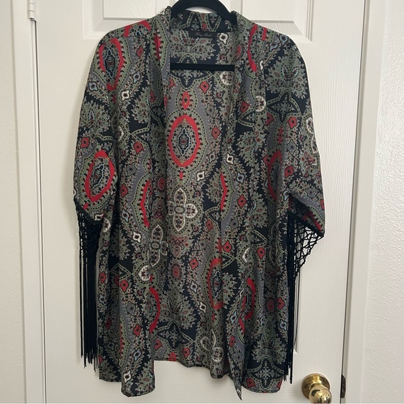 Honey Punch Other - Honey Punch Multicolor Paisley Kimono/Coverup
